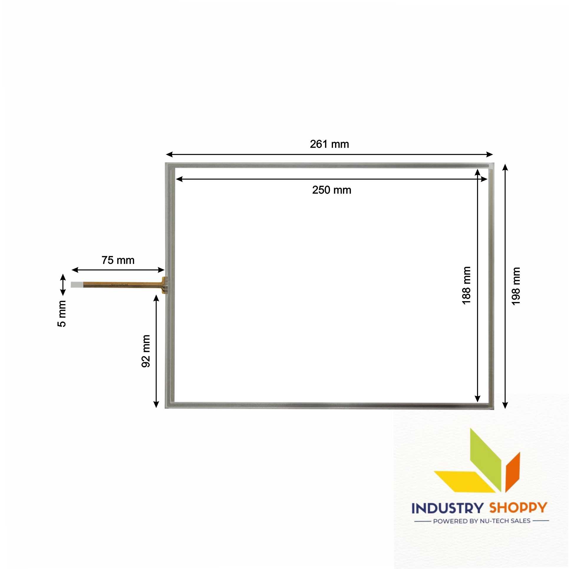 12.1 Inch Regular Small Connector Touch Screen 12.1 Inch Regular Small Connector Touch Screen
